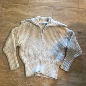 Zara collar zip up sweater